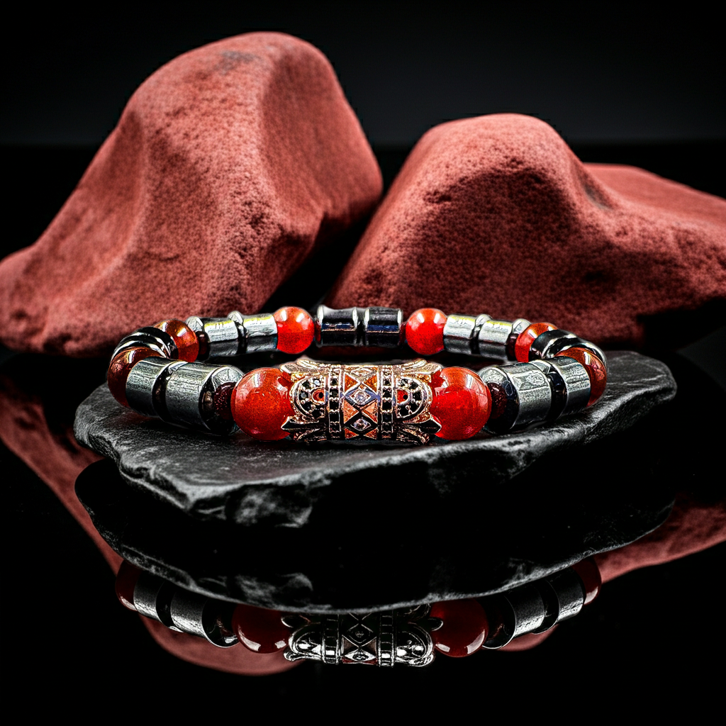 Red Agate Spiritual Bracelet