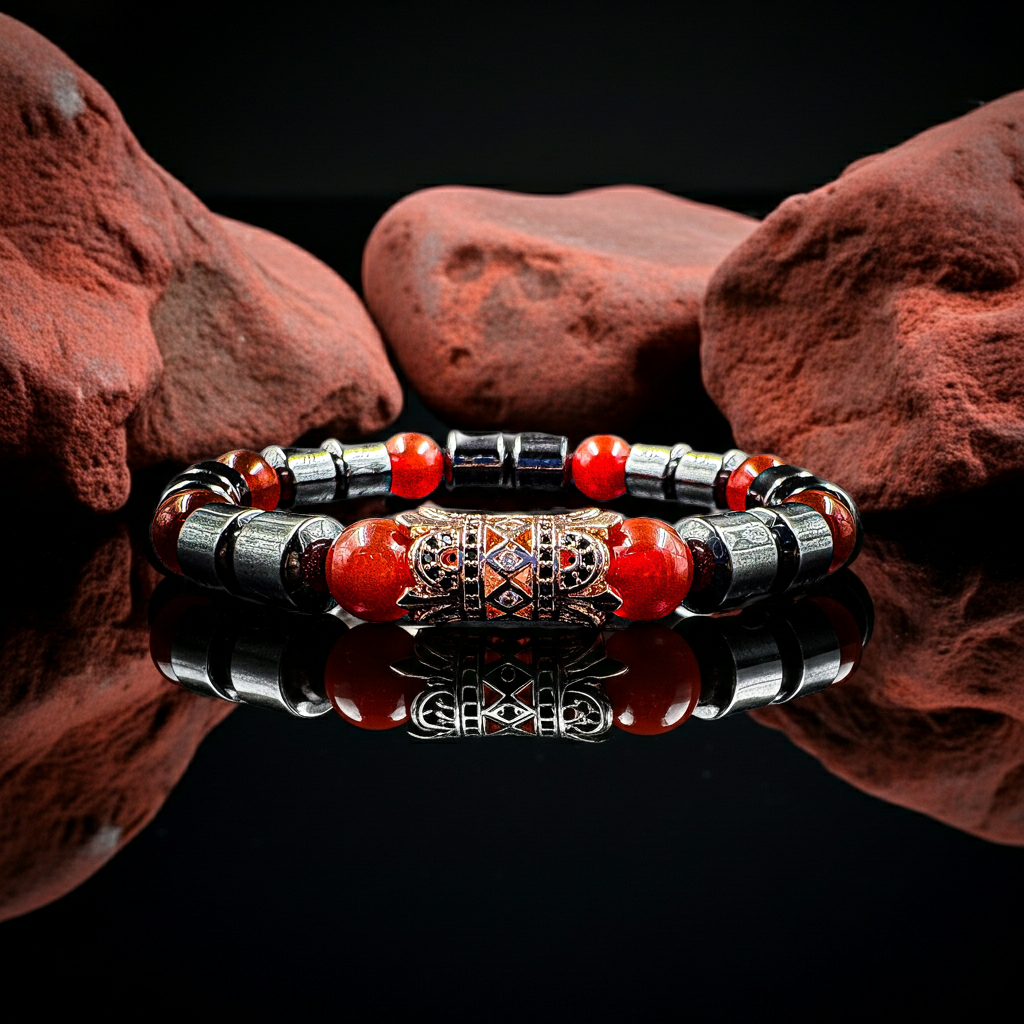 Red Agate Spiritual Bracelet