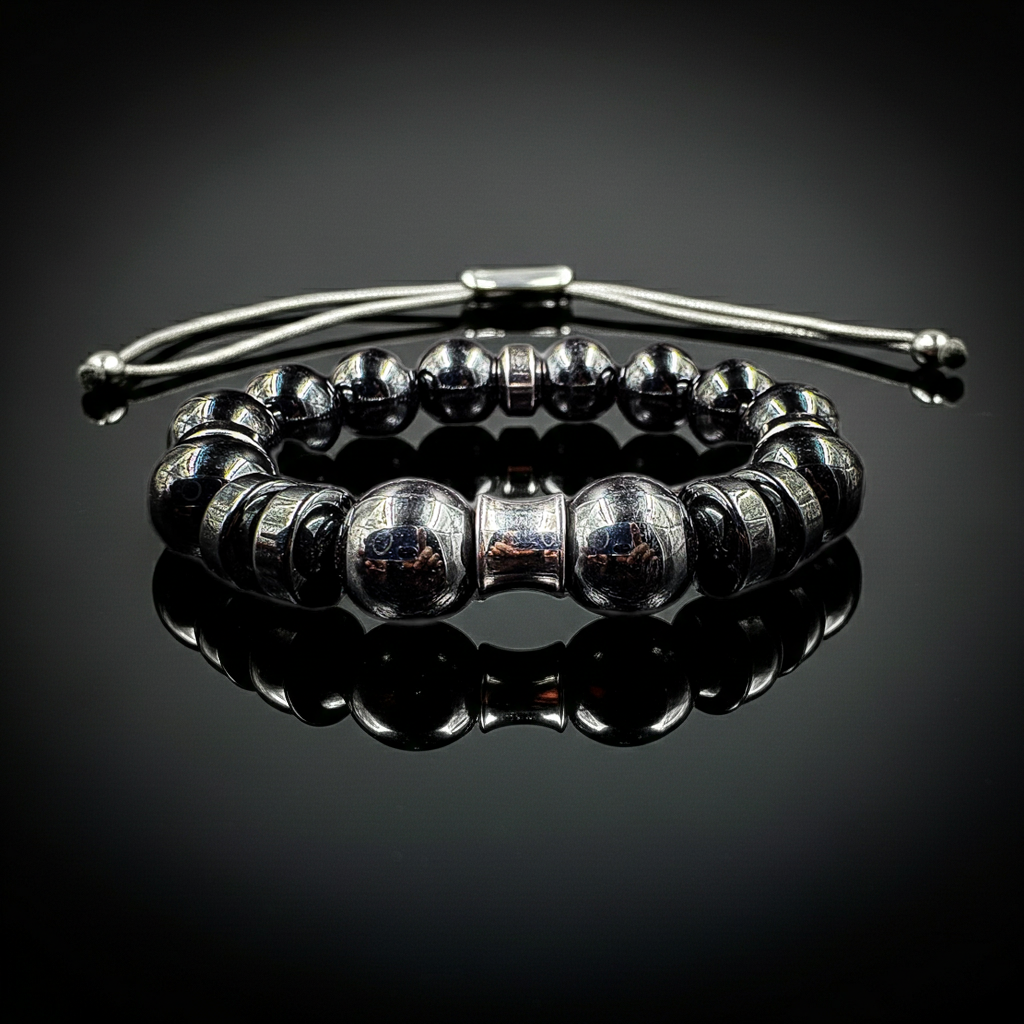 Men,s 14mm Hematite heavy weight