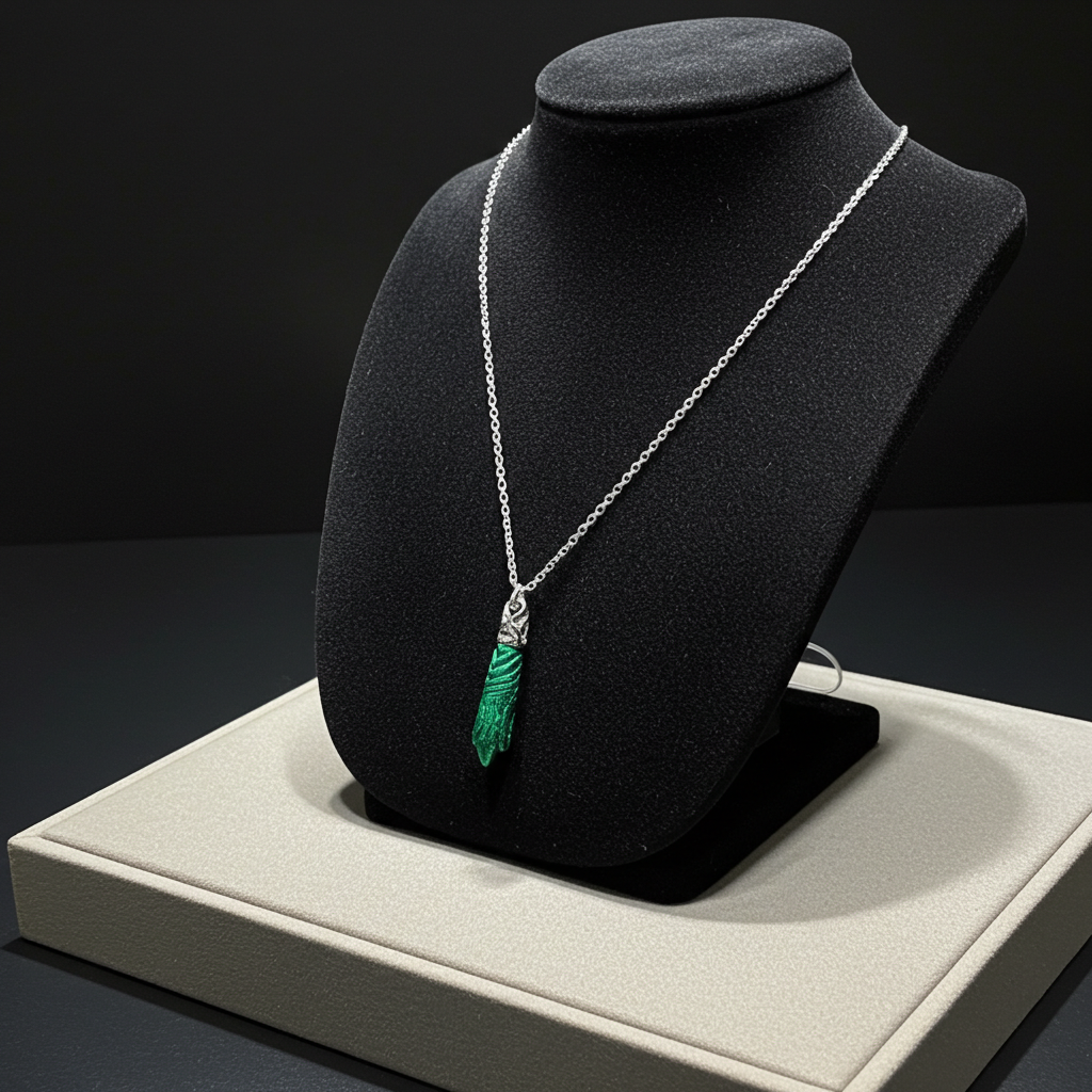 Men's  2x 1.6mm long Hexagonal Gemstone Necklace Chain
