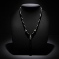 Matte Onyx Clasps Necklace