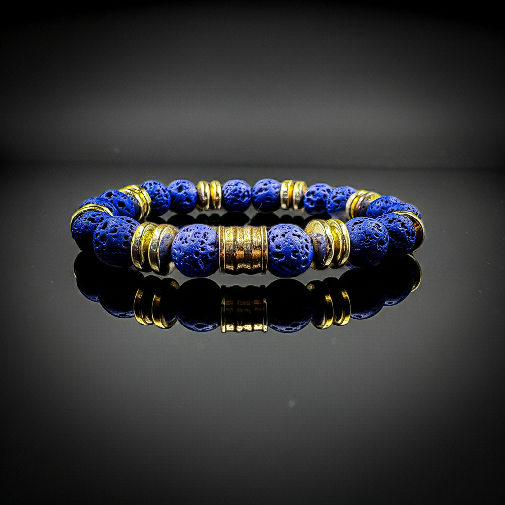 Volcanic Rock Stretch Bracelet