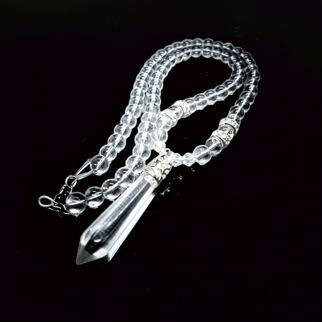 Crystal Quartz Clasps Necklace