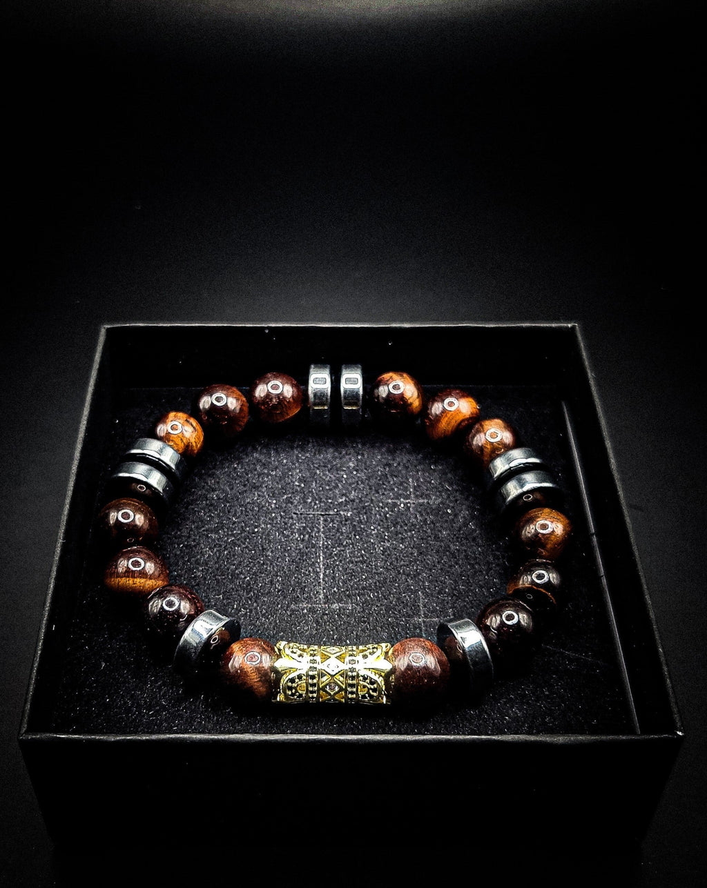 Men's 10mm Tiger's Eye business bracelet