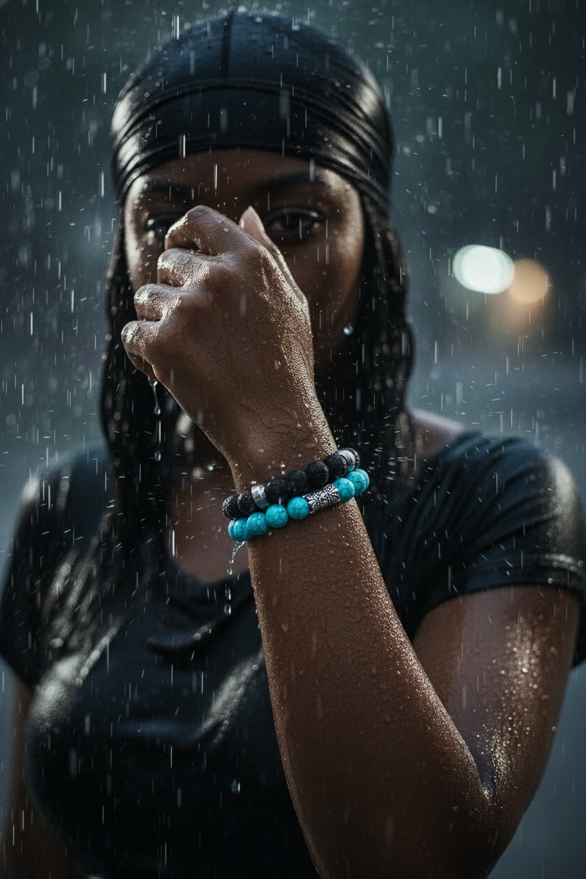 Men's/ Women's 10mm Turquoise stretch bracelet