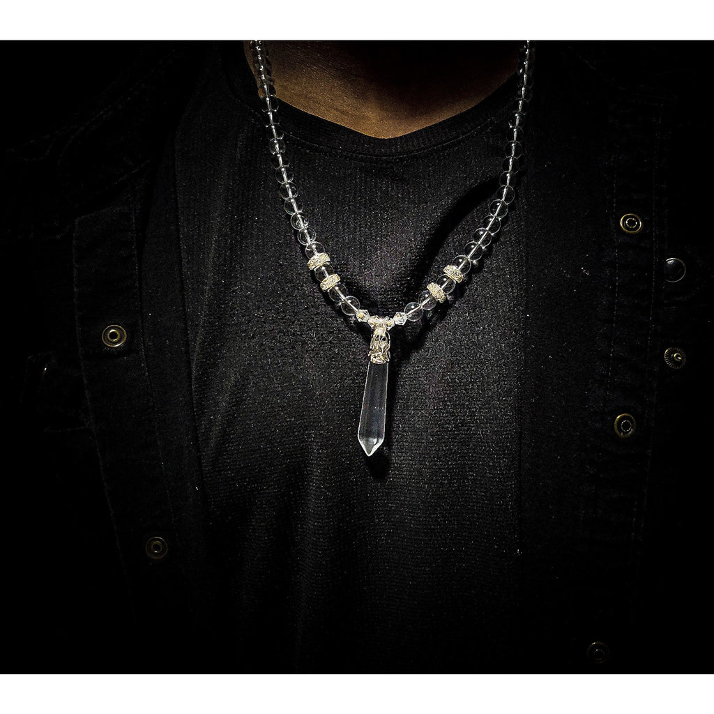 Crystal Quartz Clasps Necklace